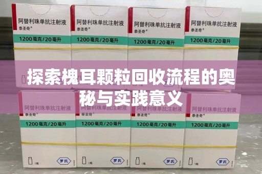 全国探索槐耳颗粒回收流程的奥秘与实践意义